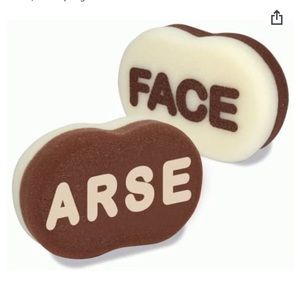 NWT Arse Face Sponge Joke Novelty Gift
